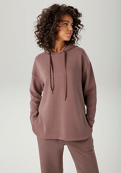 Aniston CASUAL Sweatshirt mit Bindeband an der Kapuze - NEUE KOLLEKTION günstig online kaufen