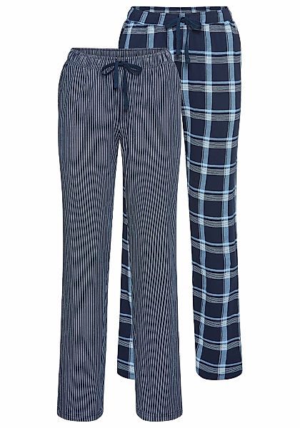 Vivance Dreams Pyjamahose mit Streifen oder Karos günstig online kaufen