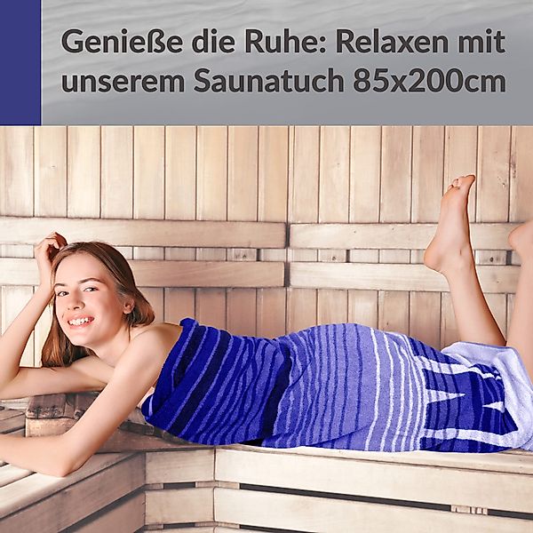 Lashuma Saunatuch XXl Handtuch Oslo, Frottee günstig online kaufen