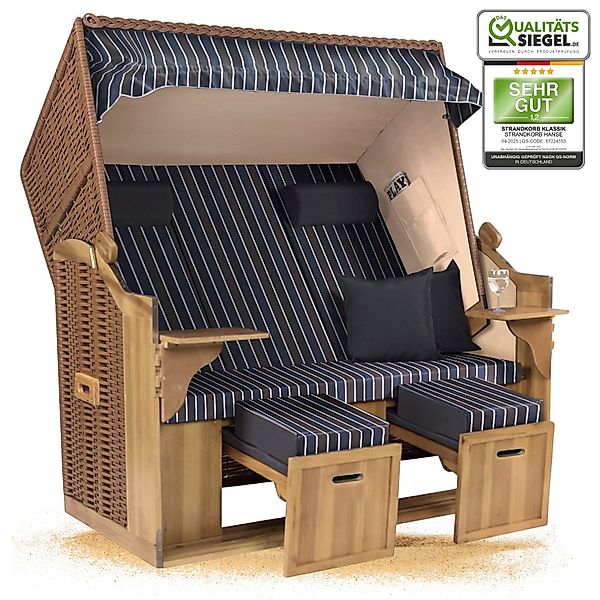 Strandkorb Hanse Strandkorb Strandkorb XXL 2,5Sitzer günstig online kaufen