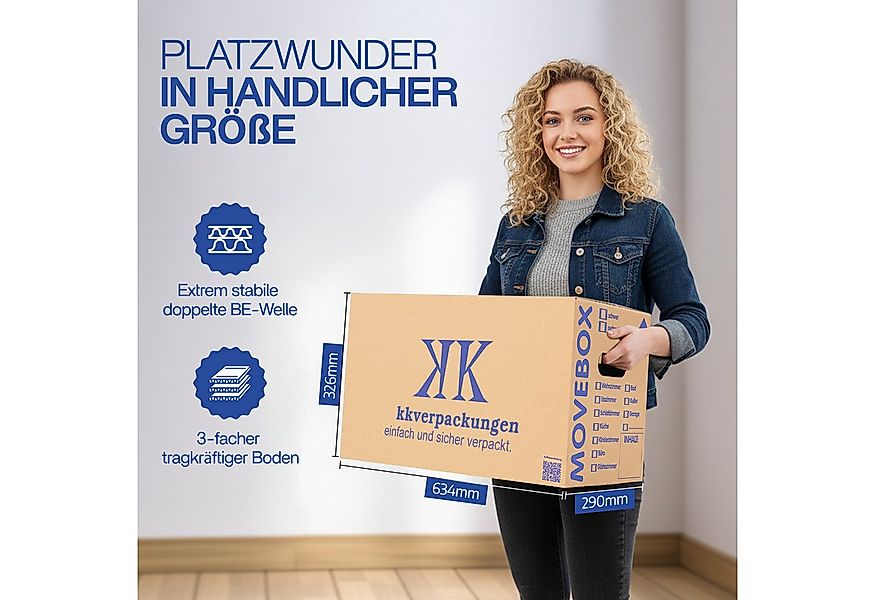 KK Verpackungen Aufbewahrungsbox (Spar-Set, 50 St., 50er-Set), Movebox 2-we günstig online kaufen