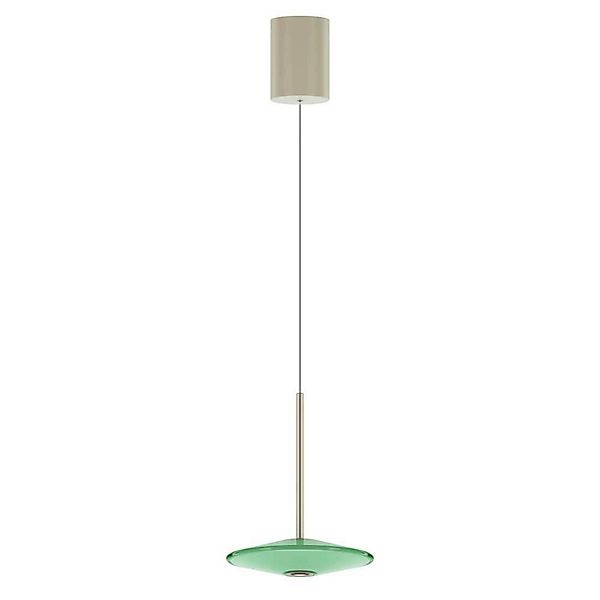 LOOM DESIGN LED-Pendelleuchte Solene, grün, Glas, Ø 20 cm günstig online kaufen