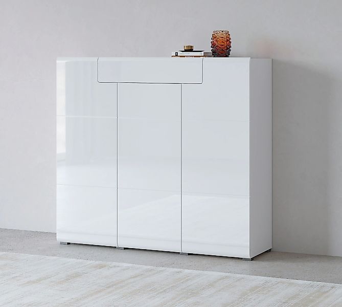OTTO home Highboard "Toledo,Breite 147,5 cm,trendige Hochkommode mit 3 Türe günstig online kaufen
