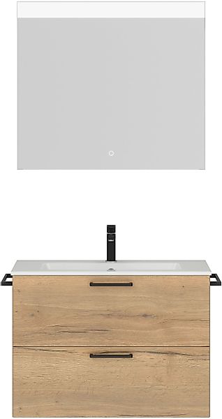 nobilia® Badmöbel-Set »Tolvina«, (2 St., vormontiert, mit Soft-Close), inkl günstig online kaufen
