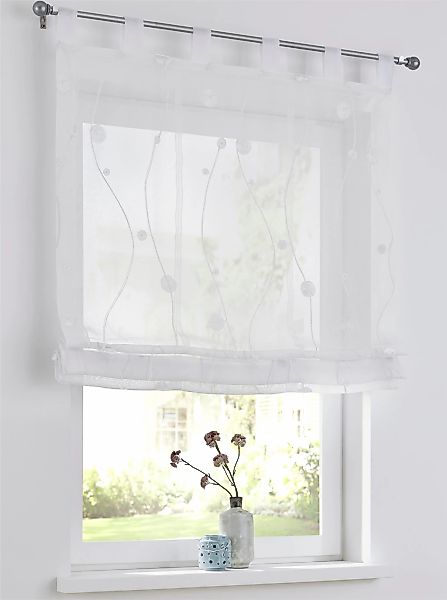 heine home Raffrollo mit Schlaufen günstig online kaufen