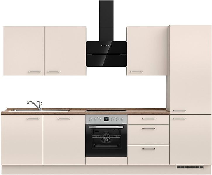 nobilia® Küchenzeile »"Laser II", Ausrichtung wählbar, Breite 300 cm« vormo günstig online kaufen