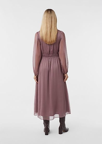 comma Maxikleid Kleid Feminines Struktur-Chiffon Kleid günstig online kaufen