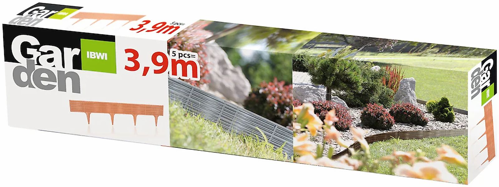 Prosperplast Palisade, LxH: 78,6x18,7 cm, Paket 5 Stück für 390 cm Länge günstig online kaufen