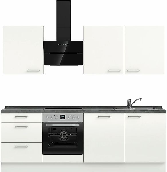 nobilia Küchenzeile ""Laser II", Ausrichtung wählbar, Breite 240 cm" vormon günstig online kaufen