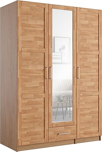 Home affaire Kleiderschrank »Sabrina, natürlicher Landhausstil, mit Innenau günstig online kaufen