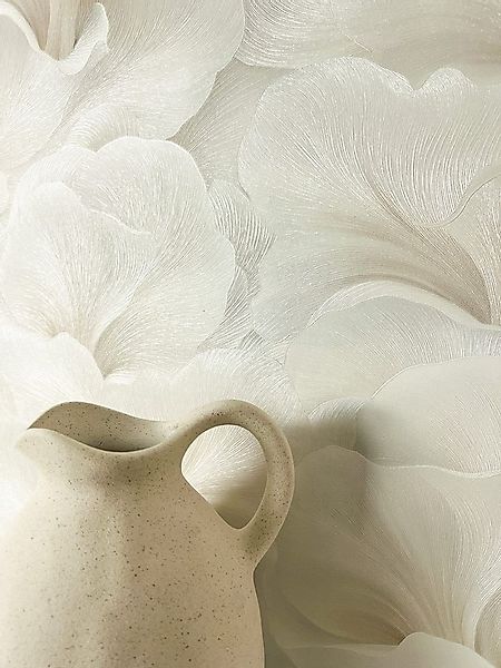Newroom Vliestapete Diarra Beige Tapete Mustertapete Blumen, Grafik, strukt günstig online kaufen
