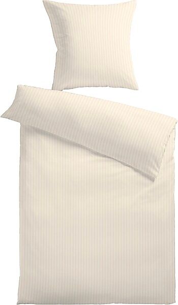 KiNZLER Bettwäsche Damast-Streifen, Damast, 2 teilig, günstig online kaufen
