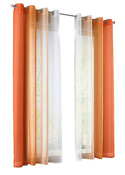 Gardinenbox Gardine, Ösen (2 St), transparent, günstig online kaufen