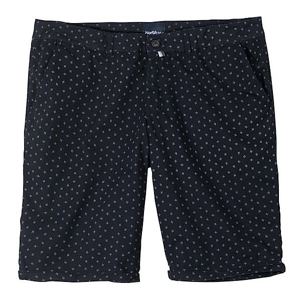 north 56 4 Chinoshorts North 56°4 Allsize XXL Chino-Shorts navy Alloverprin günstig online kaufen