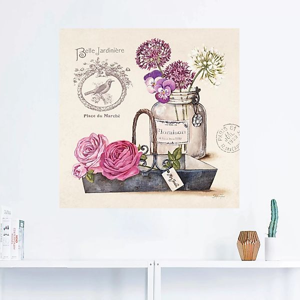 Artland Wandbild "Blumenstrauß IV", Arrangements, (1 St.), als Leinwandbild günstig online kaufen
