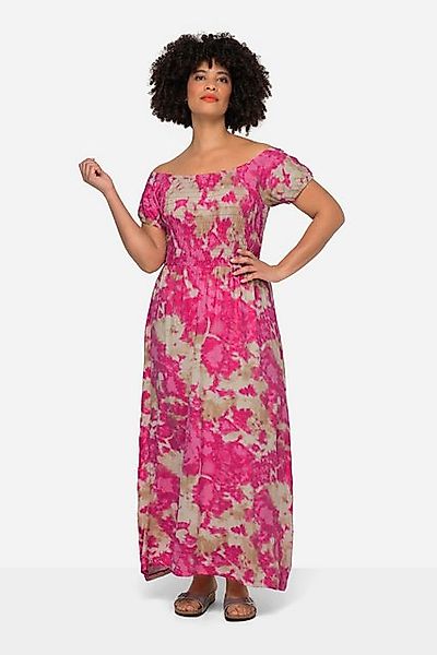 Angel of Style Midikleid Jersey-Maxikleid Alloverdruck Runhdhals Halbarm günstig online kaufen