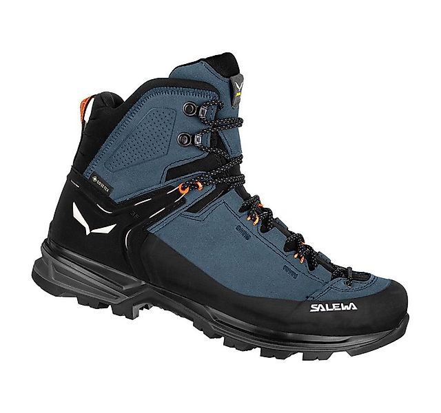 Salewa MTN Trainer 2 Mid GTX (Alpine, Veloursleder, wasserdicht) blau Herre günstig online kaufen