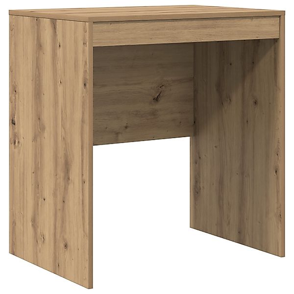 vidaXL Schreibtisch Schreibtisch Gehobelte Eiche Holzwerkstoff günstig online kaufen
