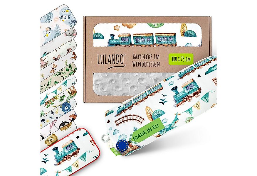 Babydecke LULANDO 100x75 cm flauschige Kuscheldecke für Neugeborene, Luland günstig online kaufen