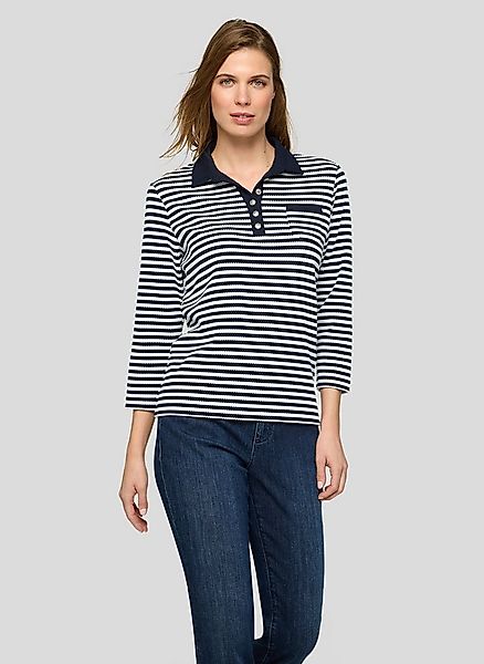 Rabe 3/4-Arm-Shirt mit Streifen Muster günstig online kaufen