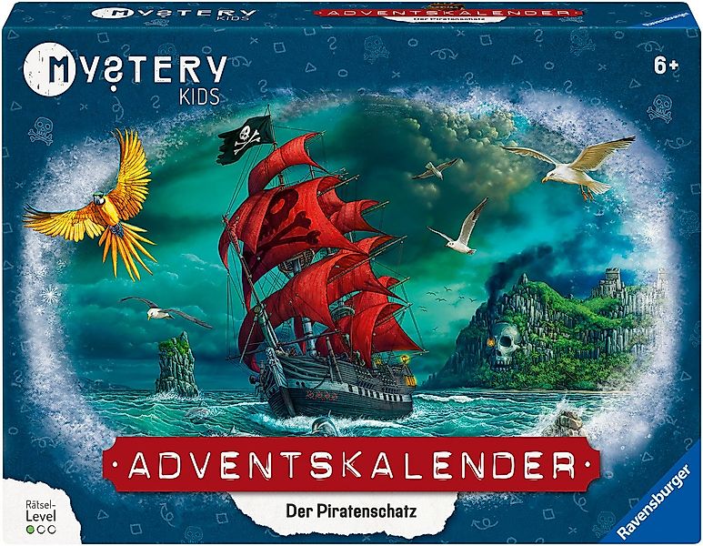 Ravensburger Spielzeug-Adventskalender Mystery kids - Der Piratenschatz günstig online kaufen