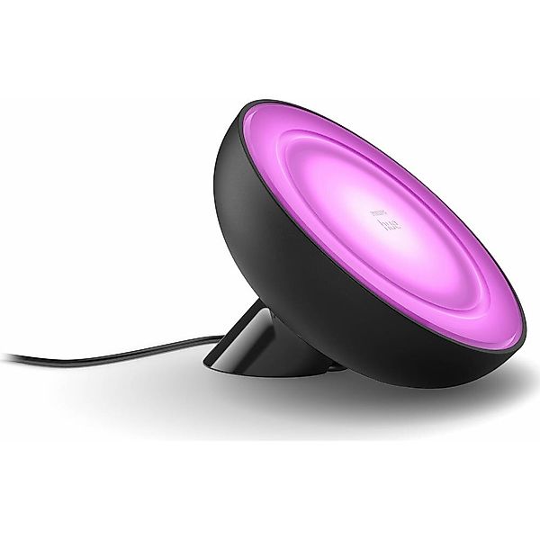 Philips Hue Bluetooth White & Color Ambiance Tischleuchte Bloom in Schwarz günstig online kaufen