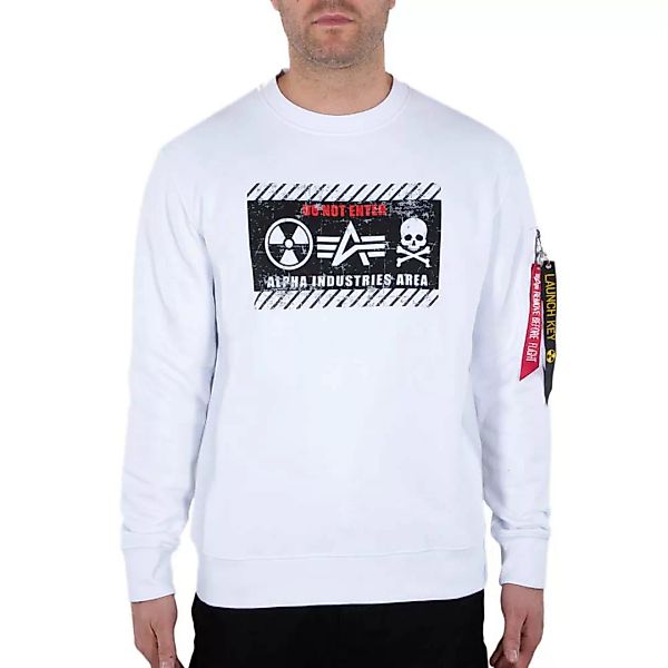 Alpha Industries Radioactive Sweatshirt 2XL White günstig online kaufen