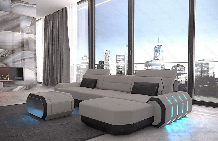 Sofa Dreams Ecksofa Polster Stoff Sofa Roma L Form M Mikrofaser Design Stof günstig online kaufen