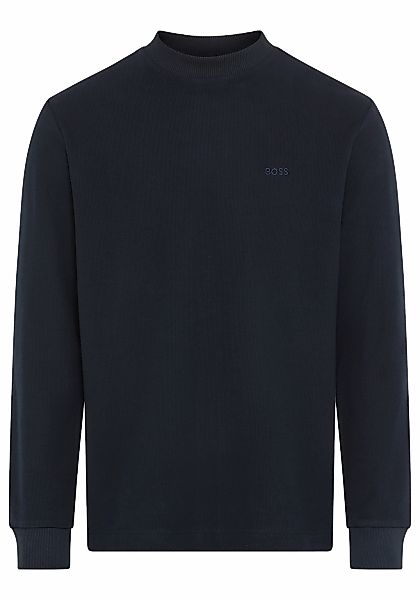 BOSS ORANGE Langarmshirt "Te explorer" Rundhalsausschnitt, Saum- und Ärmelb günstig online kaufen