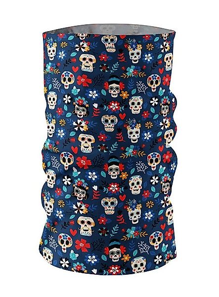 Maskworld Verkleidungsmaske Schlauchschal Dia de los Muertos, Elastisches H günstig online kaufen