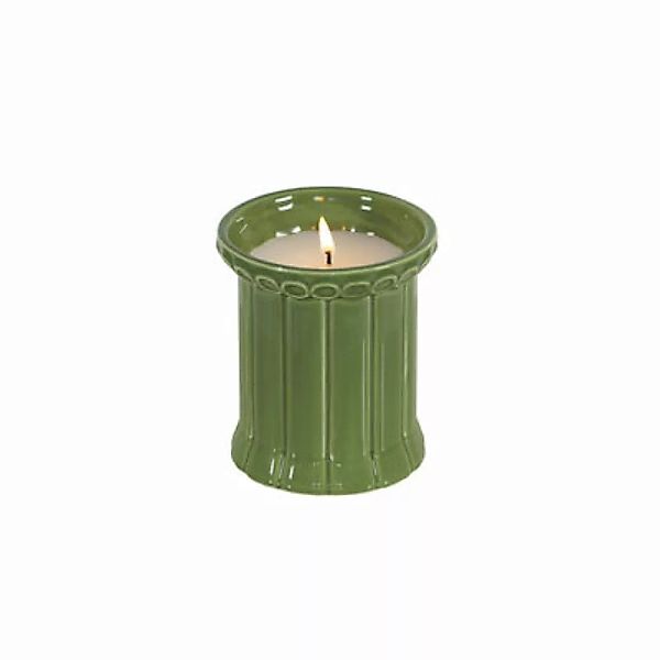 Parfumierte Kerze Carrousel keramik grün / Glasierte Keramik - Ø 9 x H 10 c günstig online kaufen