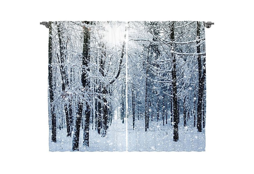 Abakuhaus Gardine Schlafzimmer Kräuselband Vorhang mit Schlaufen und Haken, günstig online kaufen