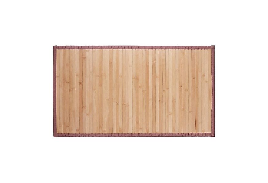 relaxdays Badematte Bambusmatte natur, Höhe 4 mm, Bambus, 80 x 45 cm günstig online kaufen