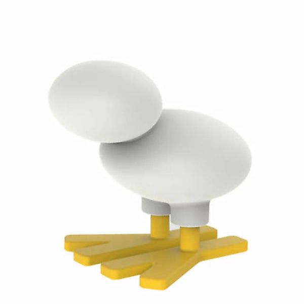 Dekoration Mini Happy bird plastikmaterial weiß / Kinderhocker - H 44 cm - günstig online kaufen
