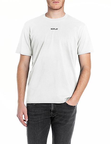 Replay Herren Rundhals T-Shirt BASIC JERSEY 30/1 Regular Fit günstig online kaufen