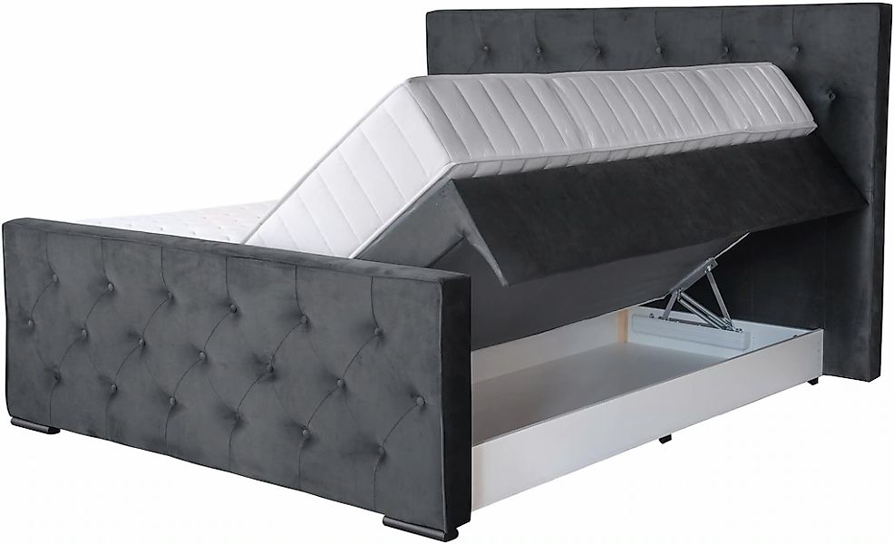 COLLECTION AB Boxspringbett "Florence inkl. Kingsize (28 cm) Matratze (H3) günstig online kaufen