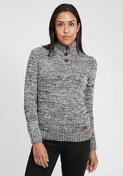 OXMO Strickpullover OXPhilicita Strickpulli mit hochabschließendem Kragen günstig online kaufen