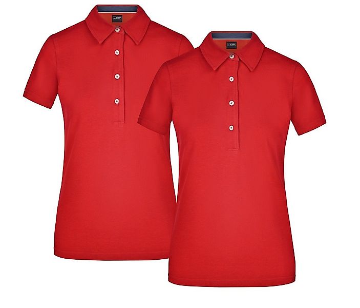 James & Nicholson Poloshirt Doppelpack Klassisches Damen Polohemd JN969 (Do günstig online kaufen
