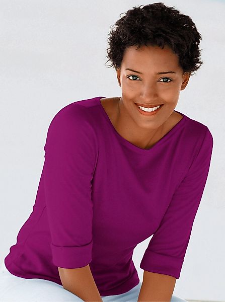 Classic Basics Rundhalsshirt "Shirt" 1 Stk. tlg. günstig online kaufen