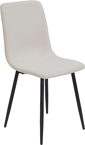 HELA 4-Fußstuhl "LEIPZIG", (Set), 2 St., Microfaser-Cord, 4-Fuß,Rundrohrges günstig online kaufen