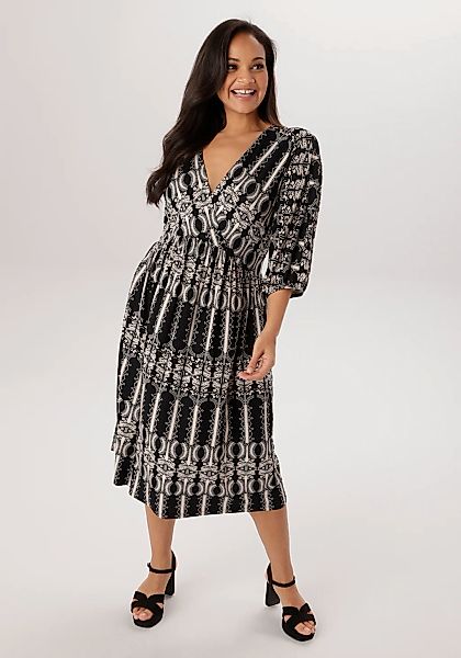 Aniston PLUS Jerseykleid in Wickeloptik - NEUE KOLLEKTION günstig online kaufen