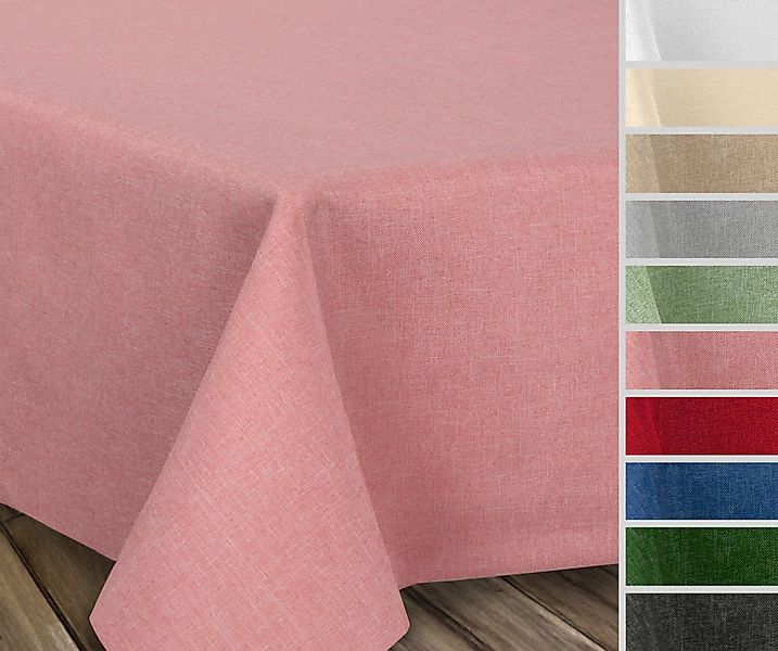 Beautex Tischdecke Fleckenabweisende bügelfreie Tischdecke mit günstig online kaufen