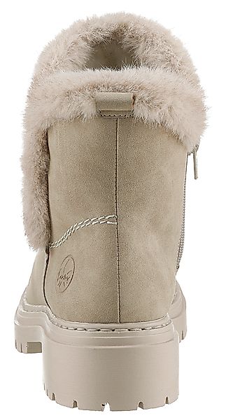 Rieker Winterstiefelette, Winterboots, Profilsohle, Blockabsatz, mit günstig online kaufen