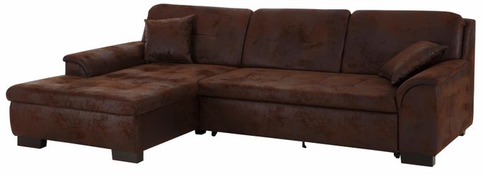 Home affaire Ecksofa "Bergen" wahlweise mit Bettfunktion L-Form günstig online kaufen