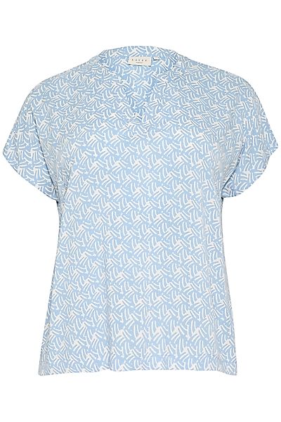 KAFFE Curve Kurzarmbluse Kurzarm-Bluse KCanny Große günstig online kaufen