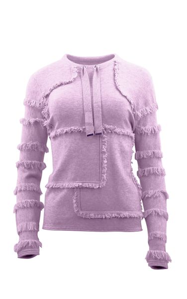 Passioni Strickpullover mit Fransendetails günstig online kaufen