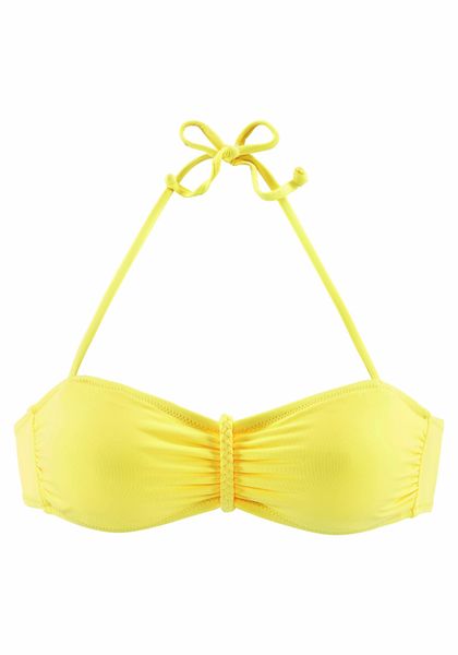 Buffalo Bandeau-Bikini-Top "Happy" mit geflochtenem Detail günstig online kaufen