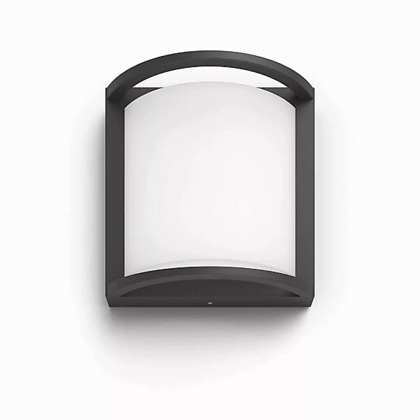 Philips LED Wandleuchte Samondra in Anthrazit 12W 1200lm IP44 günstig online kaufen