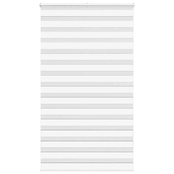 vidaXL Doppelrollo Weiß 125x200 cm Stoffbreite 120,9 cm Polyester 4014786 günstig online kaufen