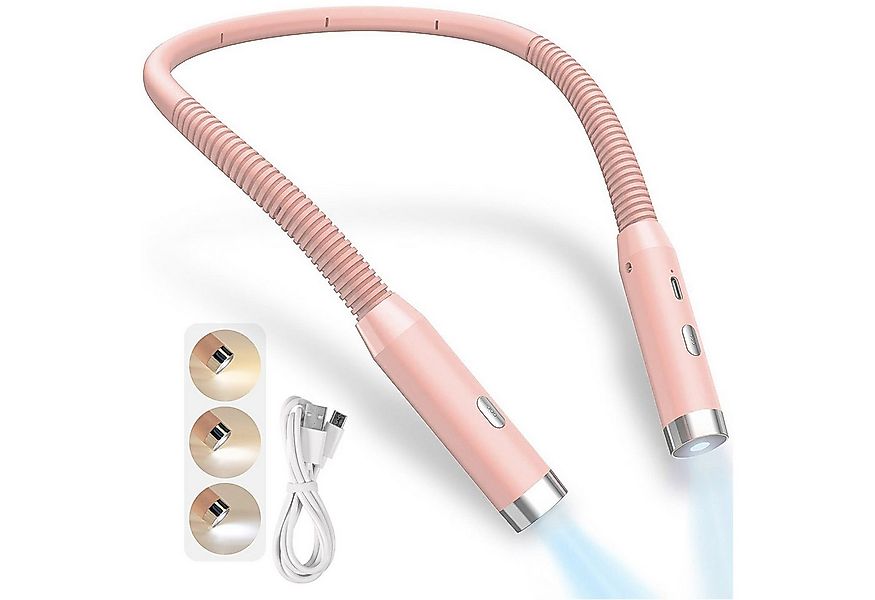 Jibenhome LED Leselampe Hals Klemmleuchten, 3 Helligkeitsstufen Buchlampe U günstig online kaufen